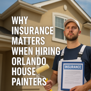 Why Insurance Matters When Hiring Orlando House Painters