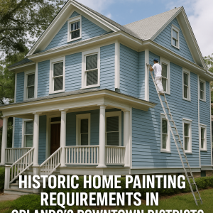 Historic Home Painting Requirements in Orlando’s Downtown Districts